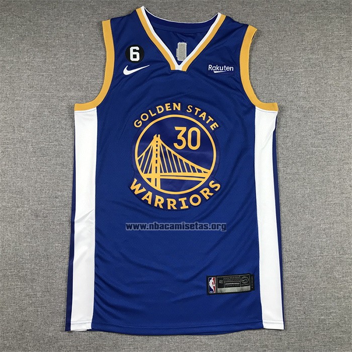 Camiseta Golden State Warriors Stephen Curry NO 30 Icon 2022-23 Azul